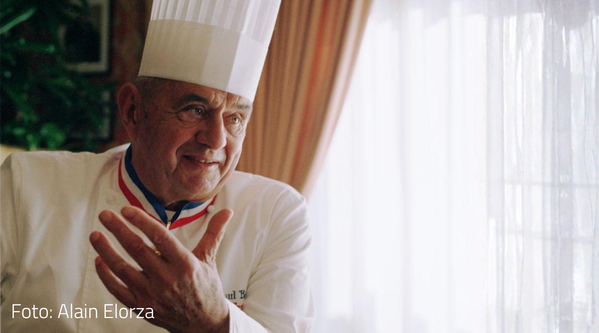 Den franske kok Paul_Bocuse - foto Alain Elorza, wikimedia commons